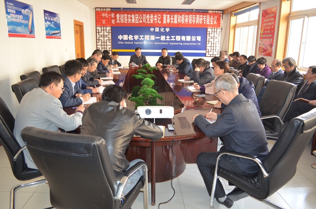 公司召开贯彻落实集团公司党委书记戴和根等领导调研工作会议 公司召开贯彻落实集团公司党委书记戴和根等领导调研工作会议